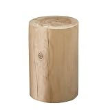 Generisch 1 Pcs Moderne hölzerne Küchentisch，Runder Luxus-Couchtisch aus Holz，Runde Couchtisch，Wohnzimmer rustikales Natur-Finish，für Kleinen Raum (Size:36cmDx 40cmWx 50cmH(14.2' Dx15.8 Wx19.7 H))