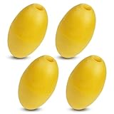 OROOTL Seil Schwimmt Boje Schwimmer, 4STK PVC Ankerboje Schwimmfähiges Kanu Schwimmseil Marine Krabbenfalle Boje Anker Schwimmer Zubehör für Boote Kajak Krabbenfang Trail Dock Pool Sk