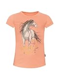 TRIGEMA Mädchen T Shirt mit glitzerndem Pferdemotiv - 236248120
