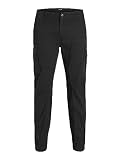 JACK & JONES Herren JJIPAUL JJFLAKE AKM 542 Black PS Hose, 46/32
