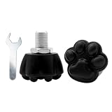 HunicandIU Skate-Stopper, Staustopfen für Rollschuhe,2X Gummi-Quad-Skates-Klemmstopfen mit Schraubenschlüssel - Rollschuhzubehör, Ersatzteile, Rollschuhbremse für Anfängerk