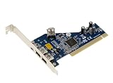 KALEA-INFORMATIQUE PCI-Controller-Karte auf FireWire 400 IEEE1394a 3 Ports mit TI TSB43AB23 Chip