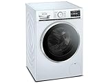 Siemens WM14VG43 iQ800 Waschmaschine / 9kg / A / 1400 U/min / Outdoor-Programm / Smart Home kompatibel via Home Connect / AntiFlecken-System / Weiß/Schw