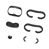 YiNLuax 3. Doppelschichtiges Headset-Gesichtskissen, Upgrade mit konturiertem Schaumstoff und hygienischem Leder zur Druckentlastung, atmungsak