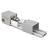 HOARLICN Metalldrehmaschine, 96w Mini-Drehmaschine Tischdrehbank Für Holzbearbeitung 9000rpm Mini DIY Drehmaschine 12-24 Volt Metall-Fräs-Drehmaschine 7 Geschwindigkeiten Einstellbar Für D