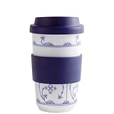 KAHLA fillit Becher 0,40 l Blau Saks| To Go Becher mit Strohb