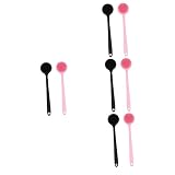 Healeved 8 Stk Badezimmer-Massagebürste heizlùfter badebürsten silikonbürste rückenbürste Rückenreinigungswaschmaschine Schrubber mit Griff Peeling-Badebürste Unterlegscheibe für Dusche pp