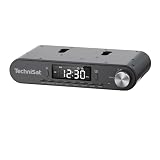 TechniSat Viola Küchenradio - Unterbau Radio mit UKW/FM, LED Display, Arbeitsleuchte, Timer, Bluetooth, Weckfunktion, Freisprecheinrichtung, 5 W Lautsp