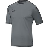JAKO Herren Team Trikot, Steingrau, 164 EU