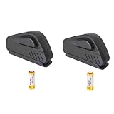 Fcuajdkq 2 STK Staubsauger-Staublichter mit Batterie, Versteckte Tierhaare, Katzen, Hundefell, Staubanzeige, LED-Lampe, Universelle Staubsaug