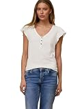 Damen Shirt mit V-Neck und Volant-Ä