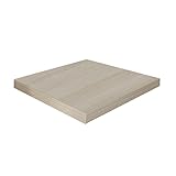 Dekorspanplatte Akazie Natur als Tischplatte, Schreibtischplatte, Arbeitsplatte, Laden- und Möbelbau, 100x100 cm, Stärke: 19
