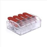 KAISER ELECTRONICS 50 Stück XL Dosenverbinder Schnellverbinder Ø 2,5-6mm² 4
