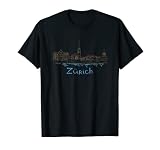 Zürich City Schweiz Souvenir Geschenk für Männer Frauen T-S