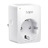 TP-Link Tapo Smart WLAN Steckdose Tapo P110 mit Energieverbrauchskontrolle, Smart Home Alexa Steckdose, funktioniert mit Alexa, Google Home, Sprachsteuerung, Fernzugriff, Kein Hub notwendig, M