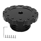 Lenkradadapter Schwarz Sim Racing Gaming Lenkradadapter Ersatz für Thrustmaster T300 T500 PCD 73 mm Lenk