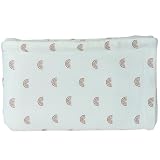 Ruarby Doppellagige Krepp-Lammwolle-Babydecke, Pucktuch, Empfangsdecke, hautfreundlich, für alle Jahreszeiten geeignet, modische Deck