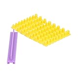 HEEPDD Keksstempel, Alphabet-Prägung aus Kunststoff für Selbstgemachte Backwerkzeuge, Spaß für und Familie, Größe 4,9 X 3,1 X 0,4 Z