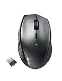 TECKNET Bluetooth Maus, 4800 DPI Maus Kabellos (Tri-Mode: BT 5.0/3.0 2.4G), Leise Funkmaus mit USB-Empfänger für Laptop PC Computer, Mac OS, Android, Window