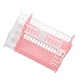 ibasenice Puppenbettmöbel Puppenhaus Etagenbett Für Puppen Mini-etagenbettmodell Etagenbett-Ornament Miniaturmöbel Miniatur-etagenbettmodell Miniatur-Puppen-etagenbett Schlafzimmer Abs R
