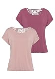 VIVANCE Damen Kurzarmshirt Größ