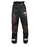 Oregon Yukon+ Typ A Klasse 1 (20 m/s) Schnittschutz-Bundhose Schwarz, PSA Schutzausrüstung, Größe XL (EU 54-56)