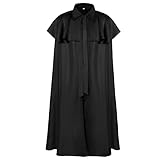 Halloween Umhang Gothic Herren Robe Kostüm Mönch Priester Gewand Frauen-mit Kapuze Mittelalterliche Kapuze Herren Männer Mönchskutte Kostüm für Halloween Renaissance Karneval Steampunk Pap