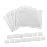 Milisten 20 Stück Express -Box -Label -Kartenhalter Visitenkarten-Notizbuchhalter Foto-Geldbörseneinsatz selbstklebende Plastiktaschen Karteikartenhüllen PVC Transp