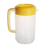 ABOOFAN Wasserkocher für Getränke party cups milk jug Kaltwasserkrug Saftkrug Hitzebeständig gilbe grüner Krug Messbecher Krüge Container Schwanenhalskessel Wasserkessel Saft Topf Yellow