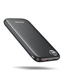 Leicht Aber Stark Externe Handyakkus, Flach 10000mAh Power Bank PD 22.5W Schnellladefunktion USB C Input&Output Tragbares Ladegerät mit 3 Ports und LED-Display für Samsung iPhone Huawei X