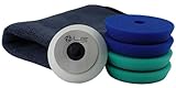 6 teiliges Politurzubehör - Set 75mm für Liquid Elements T2000, T2500, T3000 und A3000 - Stützteller und 4 Pads, inkl. ADVANTUSE T