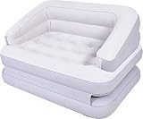 AVENLI Luftsofa 198 x 138 x 62 cm aufblasbares Sofa aufblasbar wandelbar zum Doppel-Luftbett Gästebett aufblasb