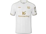 JAKO FSV Mainz 05 Ausweichtrikot 24 25 weiß M05 Third Shirt 3rd Jersey Trikot, Größe:3XL