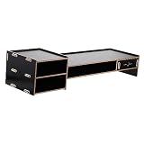 CAXUSD 1 Satz DIY lagerregal Ständer für Tablet Regalhalter TV-Regalständer office organizer büro organizer Tablet-Halter Lagerregale Schreibtischständer Laptopständer aus Holz hö