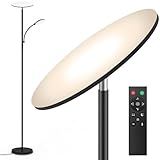 marctronic LED Stehlampe Deckenfluter Dimmbar, 42W 4200LM Superhelle Wohnzimmer Stehlampe mit Leselampe, 175CM Hohe Moderne Standleuchte mit Fernbedienung & Touch Steuerung für Schlafzimmer BüR