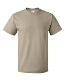 Fruit of the Loom Herren-Kurzarm-T-Shirt Gr. XL, khak