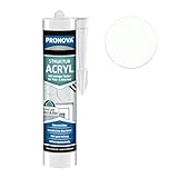 Profi Strukturacryl mit körniger Struktur Acryl mit Körnung für Wand Decke und Fassade Haftstarker Acryl-Dichtstoff Riss- & Füllspachtel Innen & Außenbereich Weiß (1) 300