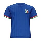 Blackshirt Company Italien Trikot Fußball WM EM Fan Trikot Blau Größe L