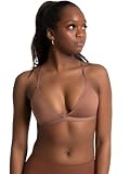 Capezio Damen Deep Neck Clear Back Sports Bra, Mocha, XS EU