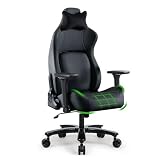 Fantasylab 4D Gamimg Stuhl 200kg Belastbarkeit Ergonomischer Gamer Sessel Verstellbare 4D Armlehne PC Stuhl mit mit Lendenwirbelstütze Chefsessel Ergonomischer Schreibtischstuhl Gaming C