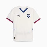 PUMA FSS Serbien Away Shirt weiß Serbia Auswärtstrikot Away Fan Shirt WM EM, Größe:XXL