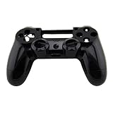 OSTENT Ersatz Gehäuse Shell Case Teil Kit kompatibel für Sony PS4 Wireless Controller - Farbe Schw