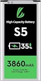 LL TRADER Akku für Samsung Galaxy S5, 3860 mAh Lithium-Ionen-Akku mit hoher Kapazität und Allen Reparaturwerkzeug