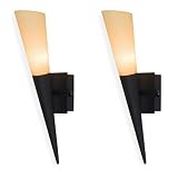 2 Stück Wandfackel Liverpool Vintage Wandlampe Landhausstil mediterrane Wandlampe Wandleuchte Fackel Lampe rostbraun Wandlampe Fackel Wandbeleuchtung Wandlampe Antik (2x kurz rostbraun/beige)