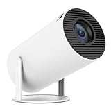 Mini Beamer 4K Unterstützt Android 11, Smart Projector 5G WiFi 6 BT 5.0, Mini Projektor Full HD 1080P Unterstützt 200ANSI 8000L Auto Horizontal Trapezoid Correction, Led Beamer 180°Drehb