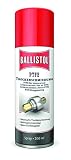 BALLISTOL PTFE Trockenschmierung Spray 200ml – Dauerhafte Trocken-Schmierung mit hoher Gleitfähigkeit - Reibungsminderung, keine farb