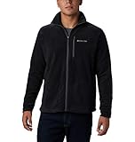 Columbia Fast Trek II Full Zip Fleece Fleecejacke Mit Durchgehendem Reißverschluss für Herren, Schwarz, XXL