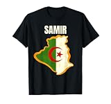 Samir Algerien - Algerische Flagge T-Shirt personalisiert T-S