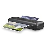 Hama Laminiergerät plus Laminierfolien (A4, A5, A6, Visitenkarten, als Laminiergerät Set inkl. Folie für Laminiergerät, Plastifizier Maschine kalt und heiß Lamination plus Zubehör, 80-125 mic)