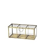 Broste Copenhagen Box, Messing, braun, 9 x 21 x 10 cm, 71172396